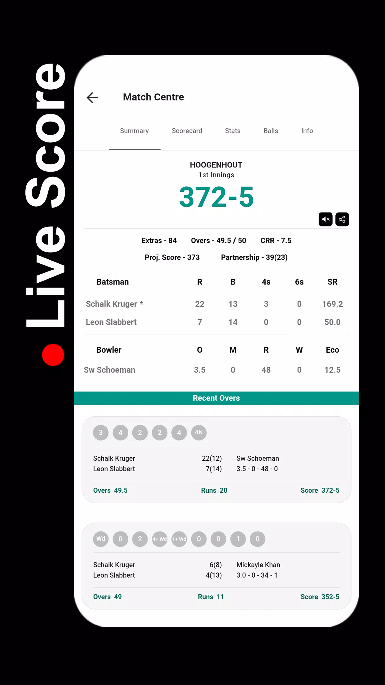 STUMPS - The Cricket Scorer應用截圖第1張