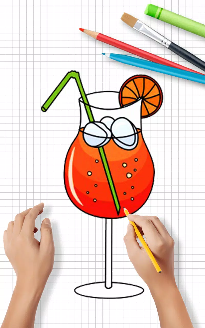 Draw Cute Drinks Capture d'écran 3