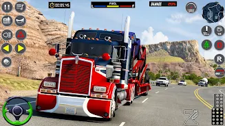 US Cargo Truck Simulator Game स्क्रीनशॉट 3