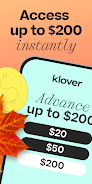 Klover - Instant Cash Advance 스크린샷 0