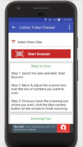 Lottery Ticket Scanner - Pennsylvania Checker ภาพหน้าจอ 1