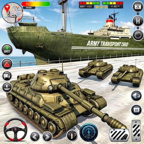 Army Transport Tank Ship Games Ekran Görüntüsü 2
