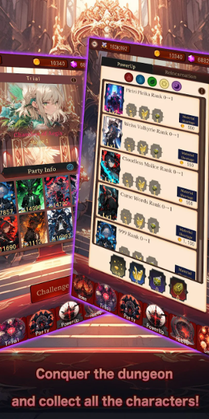 Idle RPG Night Raid Dungeon Captura de tela 2