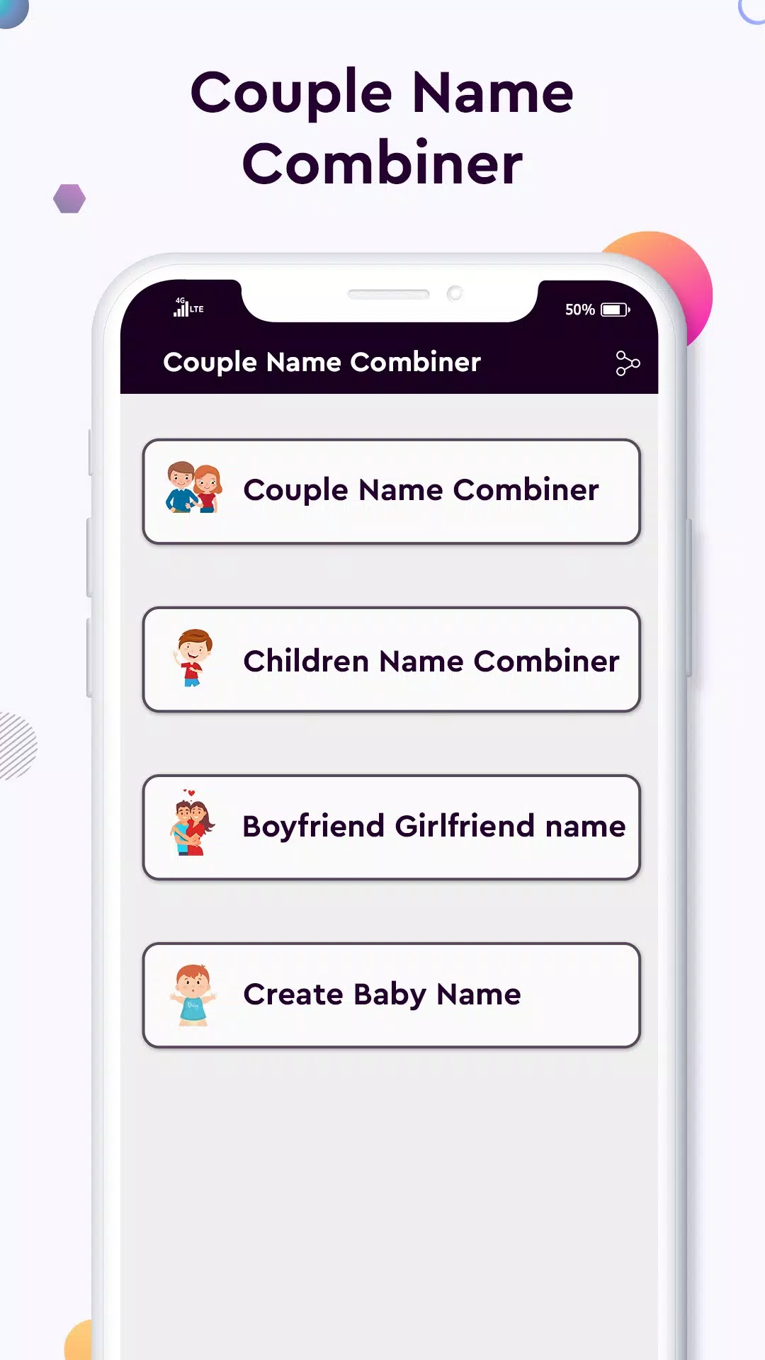 Baby name Couple Name Combiner應用截圖第1張
