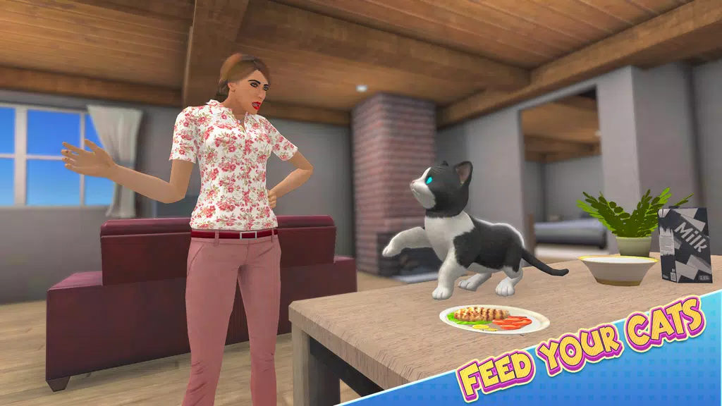 Kitten Game Pet Cat Simulator Screenshot 2