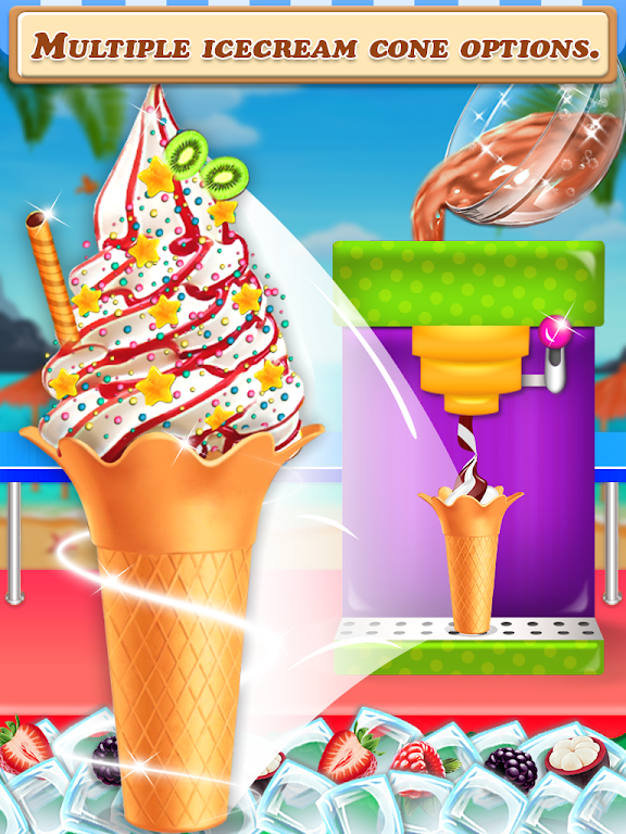 Street Ice Cream Shop Game ภาพหน้าจอ 1