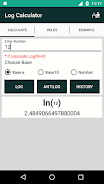 Log Calculator Capture d'écran 2