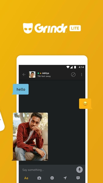 Grindr Lite ဖန်သားပြင်ဓာတ်ပုံ 2