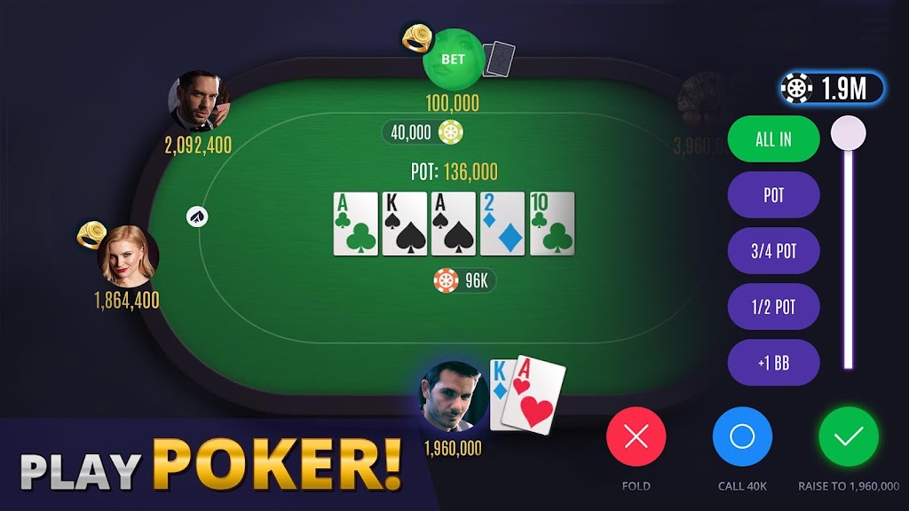 Poker Arena Champions - Texas Hold'em & Omaha ภาพหน้าจอ 0