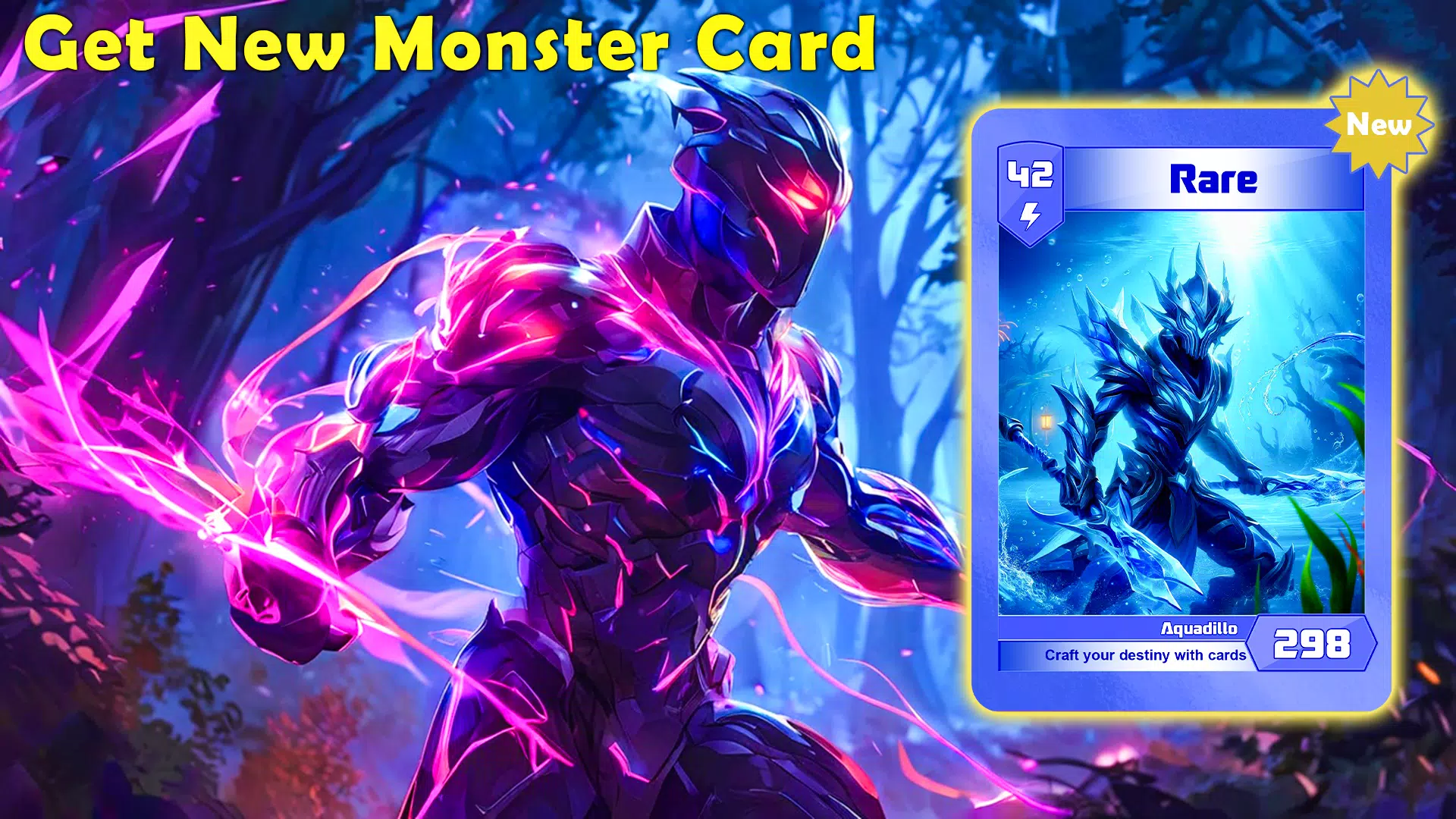 Monsters Card Collector Game ภาพหน้าจอ 0