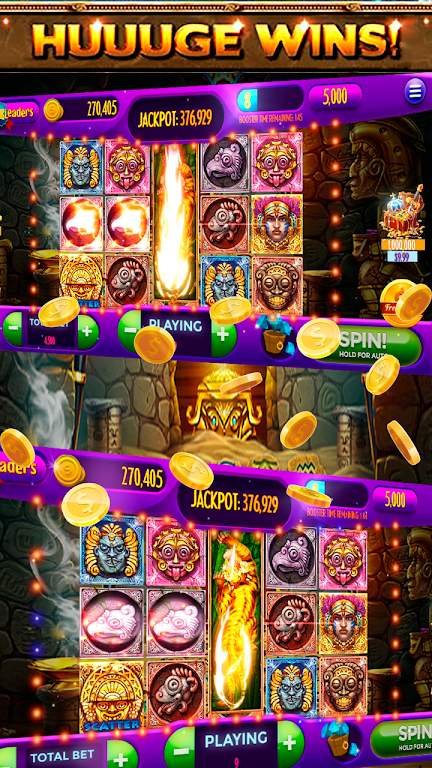 Slots! Azetc Gold Treasures Vegas Slot machines Screenshot 2