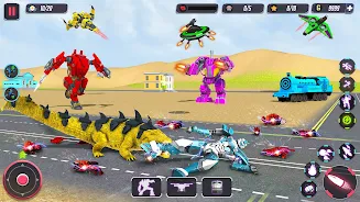 Animal Crocodile Robot Games ဖန်သားပြင်ဓာတ်ပုံ 3