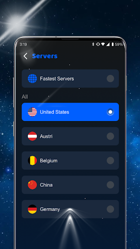 Moon VPN Captura de tela 3