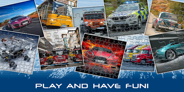 Jogo de Quebra-Cabeças de Carros para meninos