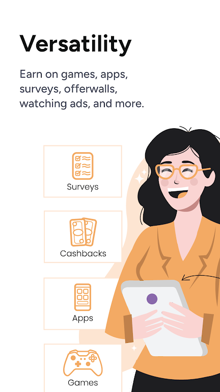 Schermata Earnweb: Earning app & website 2