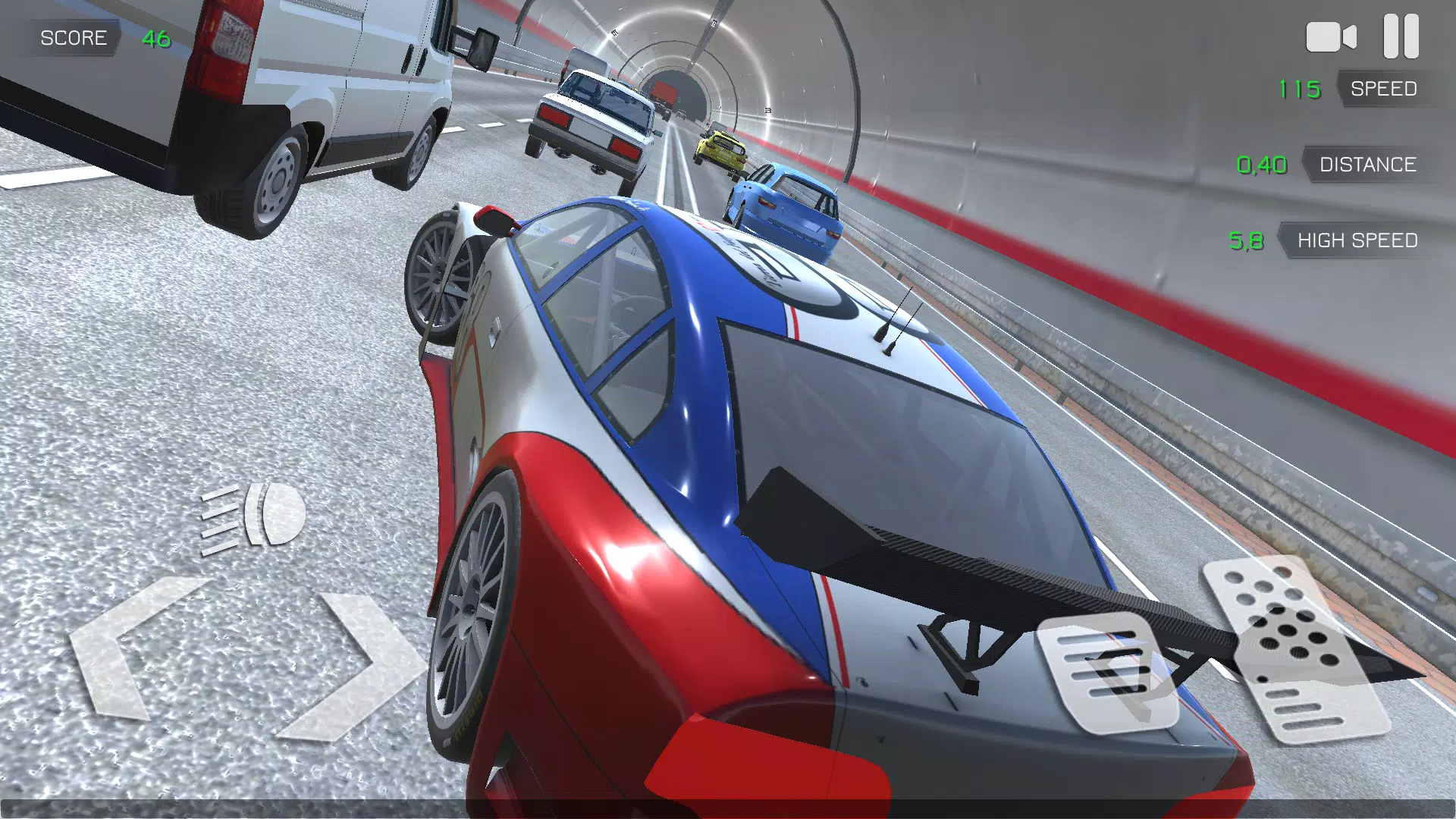 Passat High-Speed Traffic Race Capture d'écran 0
