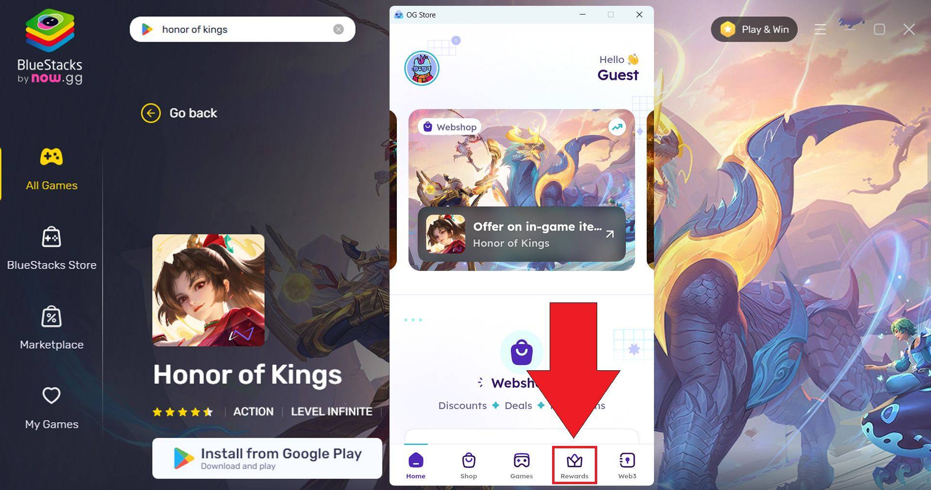 Honor of Kings Redeem Code Reward