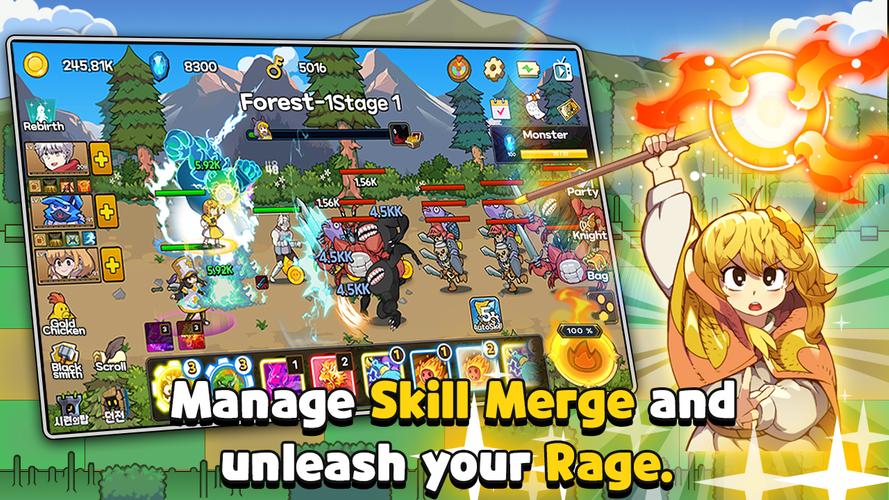 Rebirth Tales: Idle RPG ภาพหน้าจอ 1
