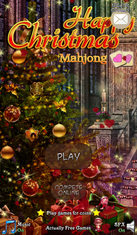 Hidden Mahjong Happy Christmas Schermafbeelding 0