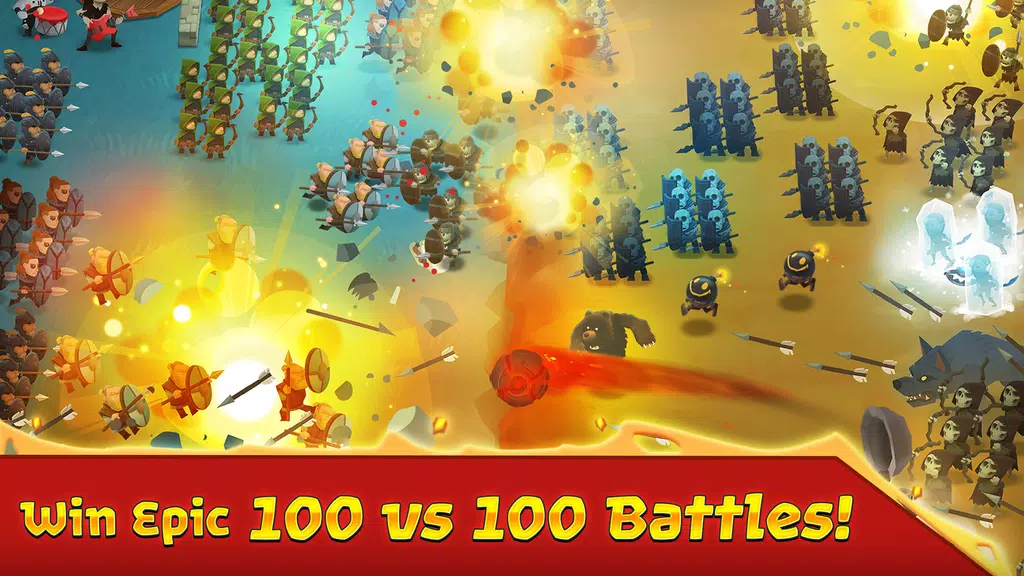 Battle Legion: Mass Troops RPG Capture d'écran 1