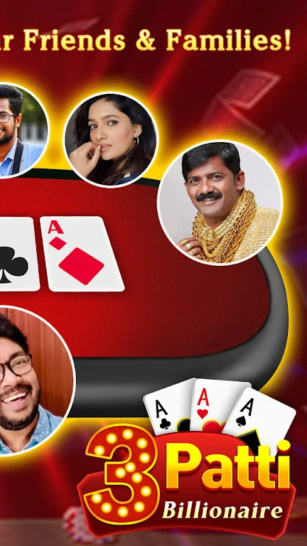 Teen Patti Billionaire -  Free to play online Zrzut ekranu 1
