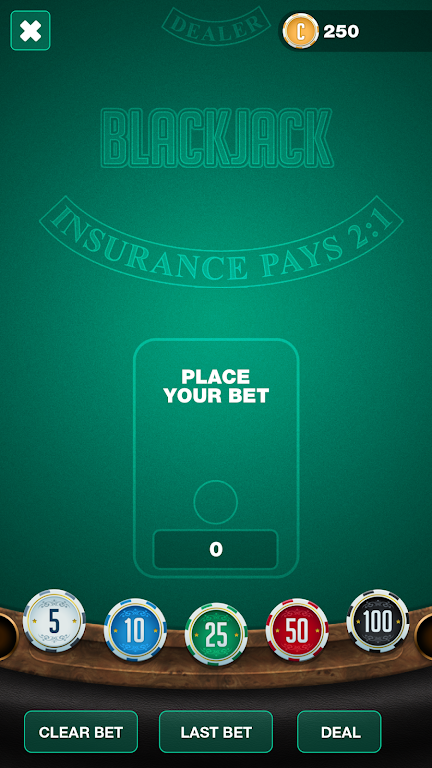 BlackJack TwentyOne ဖန်သားပြင်ဓာတ်ပုံ 2