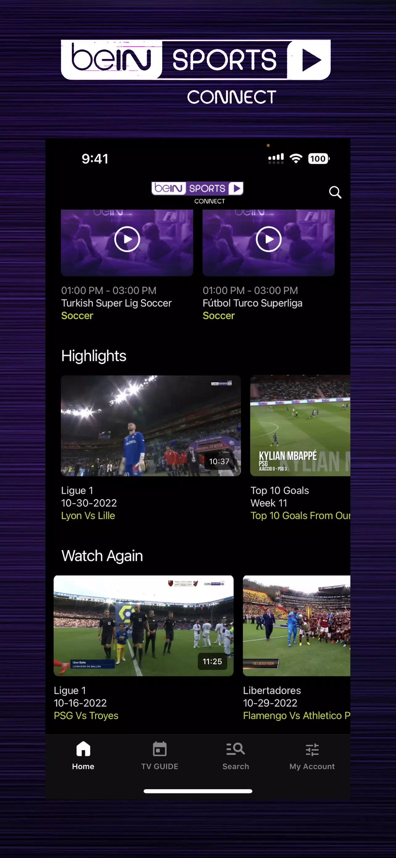 beIN SPORTS CONNECT應用截圖第1張