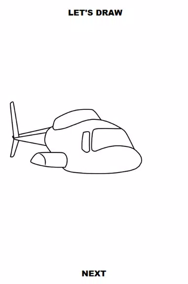 Draw Aircrafts: Helicopter ภาพหน้าจอ 2