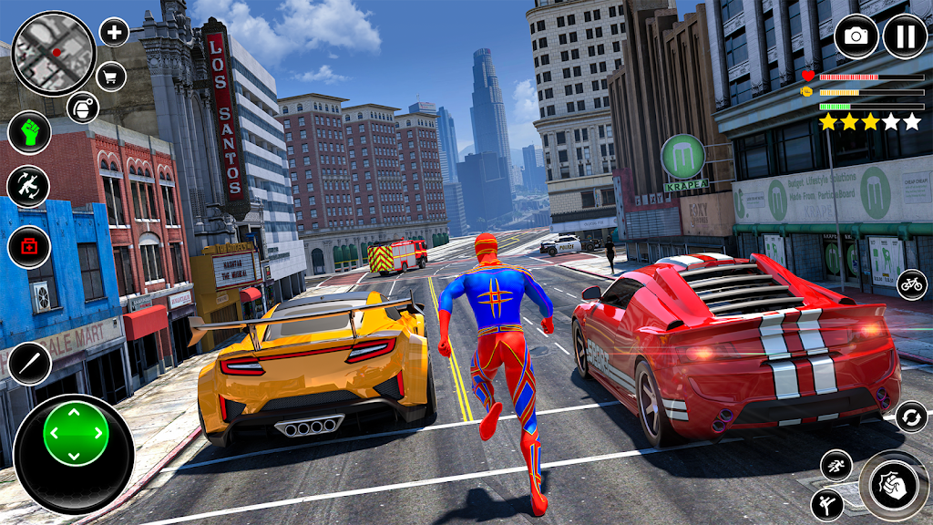 Spider Rope Man Superhero Game スクリーンショット 3