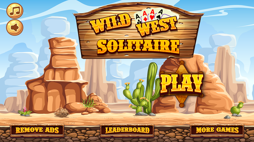 Wild West Tri Peaks Solitaire ဖန်သားပြင်ဓာတ်ပုံ 0