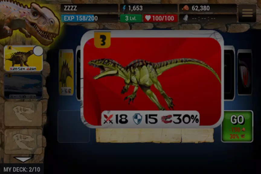 Dinosaur Online Card Wars Screenshot 2