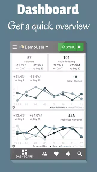 Follower Stats for Instagram 스크린샷 0