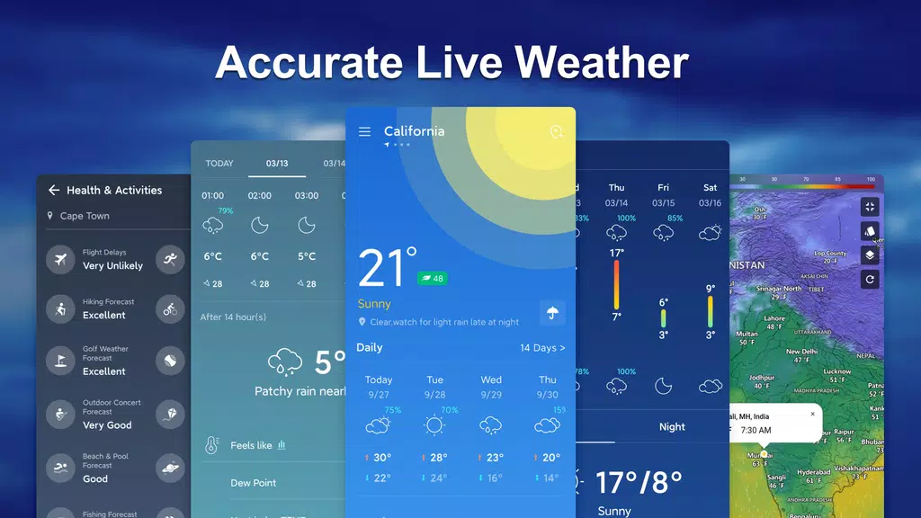 Weather Live: Accurate Weather Tangkapan skrin 0