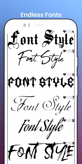 Fonts - Logo Maker Zrzut ekranu 2