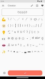 Kaomoji Japanese Emojis Smiley Captura de pantalla 2