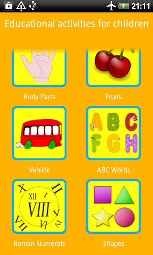 Schermata Educational activities for kid 2