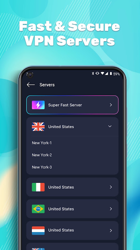 XMaster - Fast & Secure  VPN Captura de tela 3