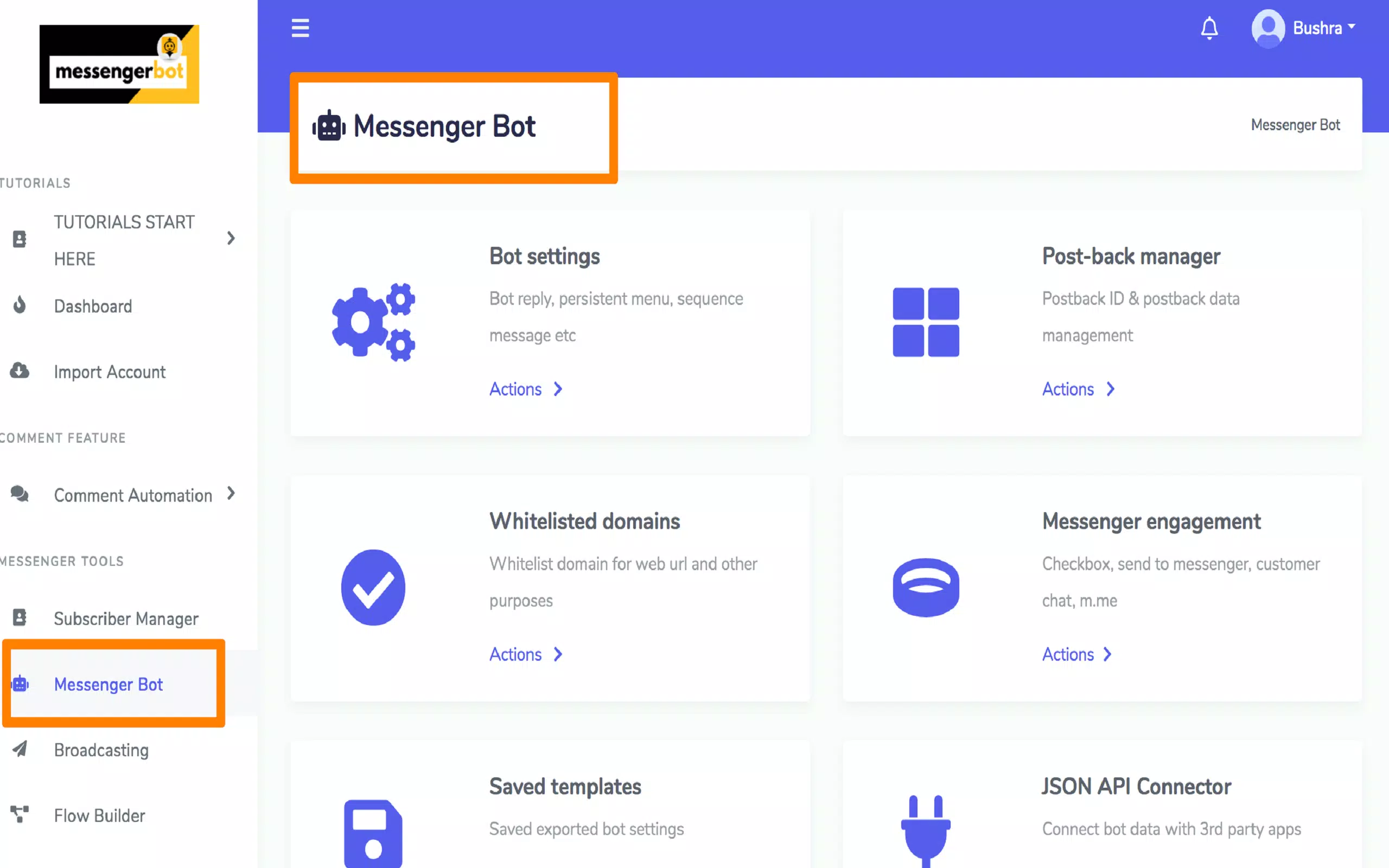 Messenger Bot Tangkapan skrin 2
