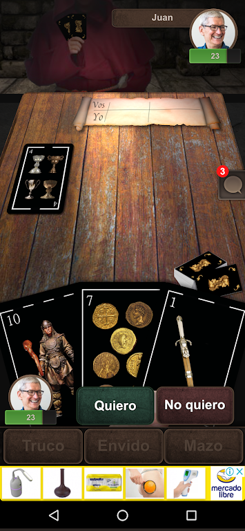 Truco Naipes Negros ภาพหน้าจอ 0