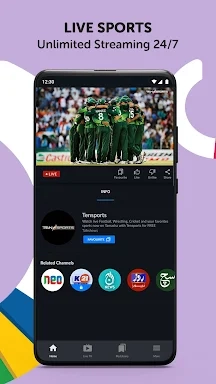Tamasha: Live Cricket, EPL Zrzut ekranu 0
