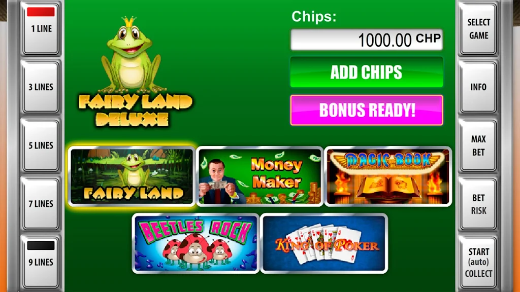 Slot machines Fairy Land Deluxe應用截圖第0張