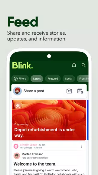 Schermata Blink - The Frontline App 2