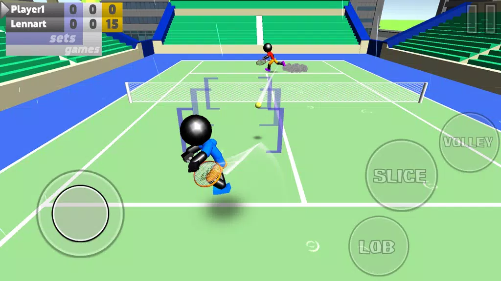 Stickman 3D Tennis應用截圖第2張