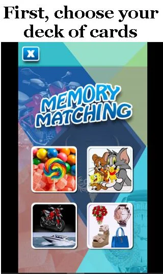 Memory Matching Fun ဖန်သားပြင်ဓာတ်ပုံ 0
