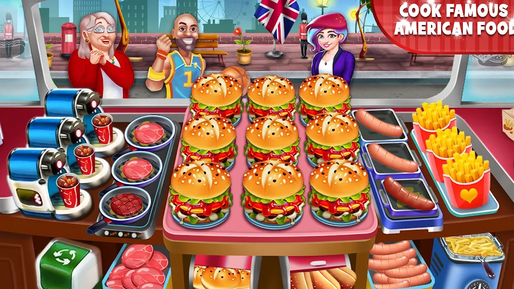 Food truck Empire Cooking Game Screenshot 2