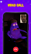 Grimace Fake Call Prank Zrzut ekranu 2