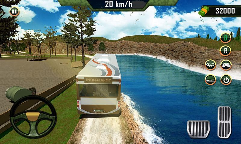 Army Bus Driving Simulator Capture d'écran 1