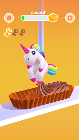 Perfect Cream: Cake Games Mod ภาพหน้าจอ 0