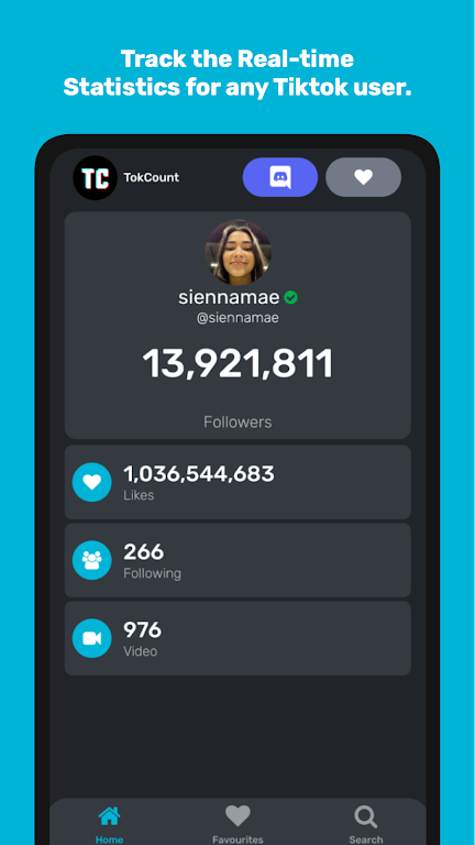 TokCount - TikTok Live Counter ภาพหน้าจอ 1