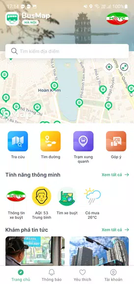 BusMap Hà Nội ภาพหน้าจอ 1